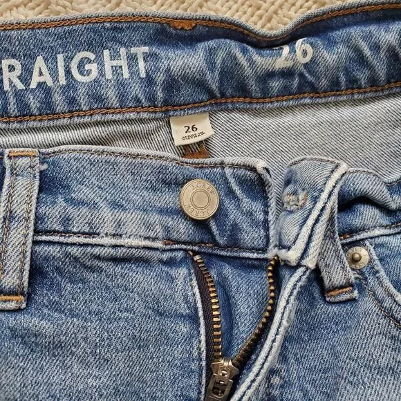 ✨J. CREW✨ High-rise '90s Classic Straight-fit Jean - [Size 26x26] - Picture 13 of 15